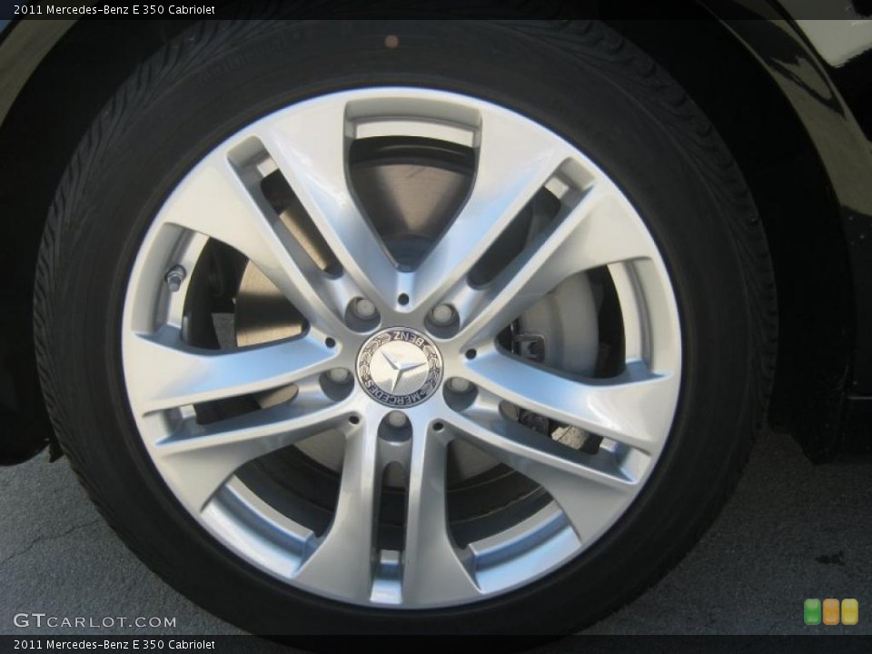 2011 Mercedes-Benz E 350 Cabriolet Wheel and Tire Photo #40080015