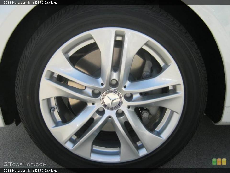 2011 Mercedes-Benz E 350 Cabriolet Wheel and Tire Photo #40080103