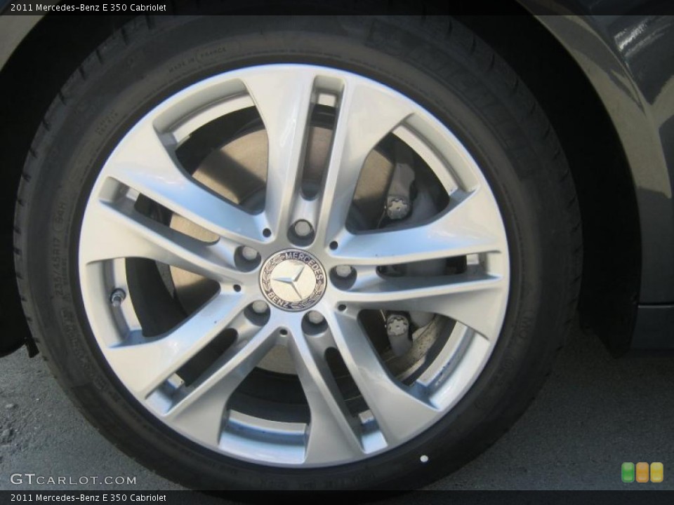 2011 Mercedes-Benz E 350 Cabriolet Wheel and Tire Photo #40080199