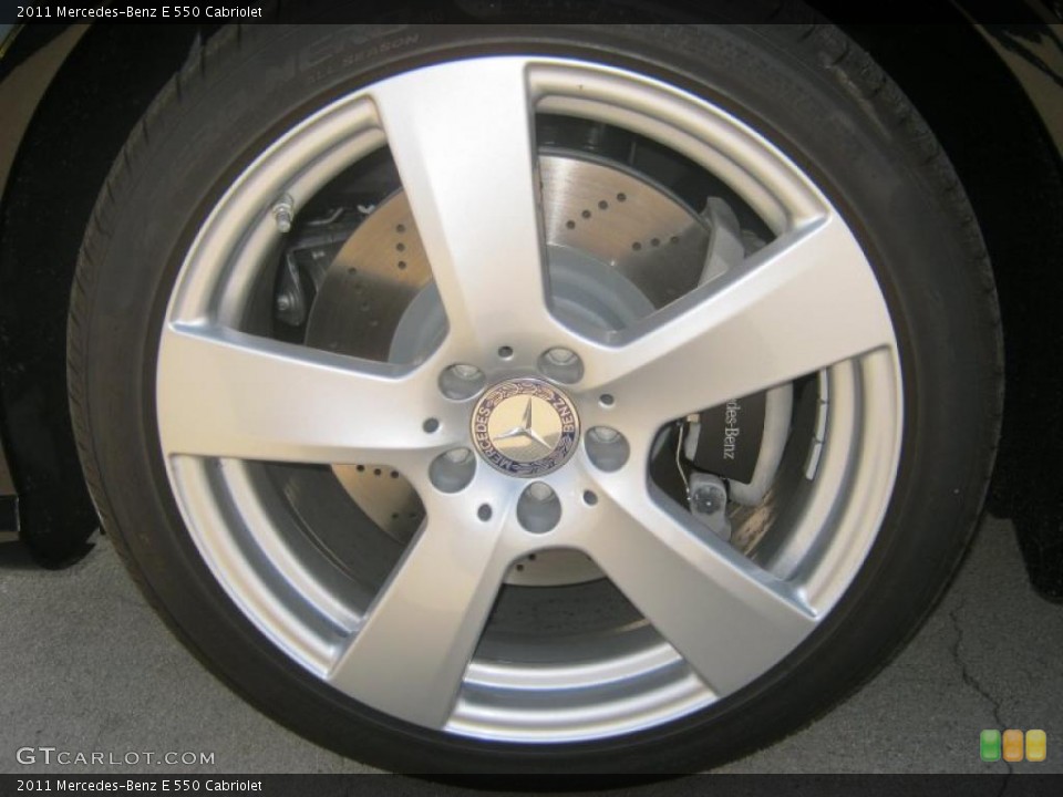 2011 Mercedes-Benz E 550 Cabriolet Wheel and Tire Photo #40080291