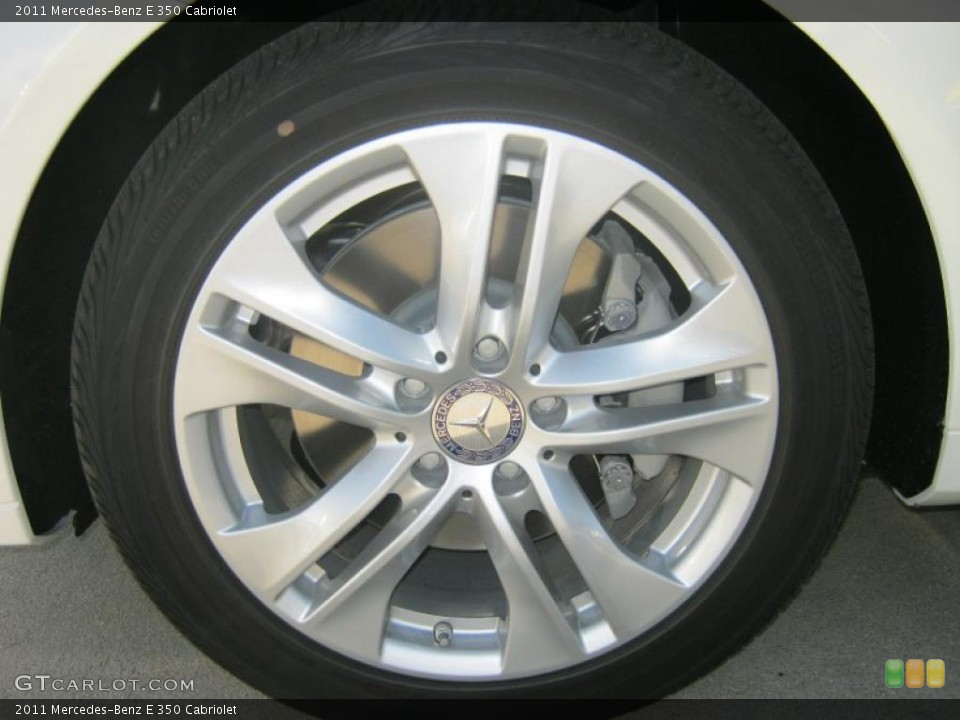 2011 Mercedes-Benz E 350 Cabriolet Wheel and Tire Photo #40080380