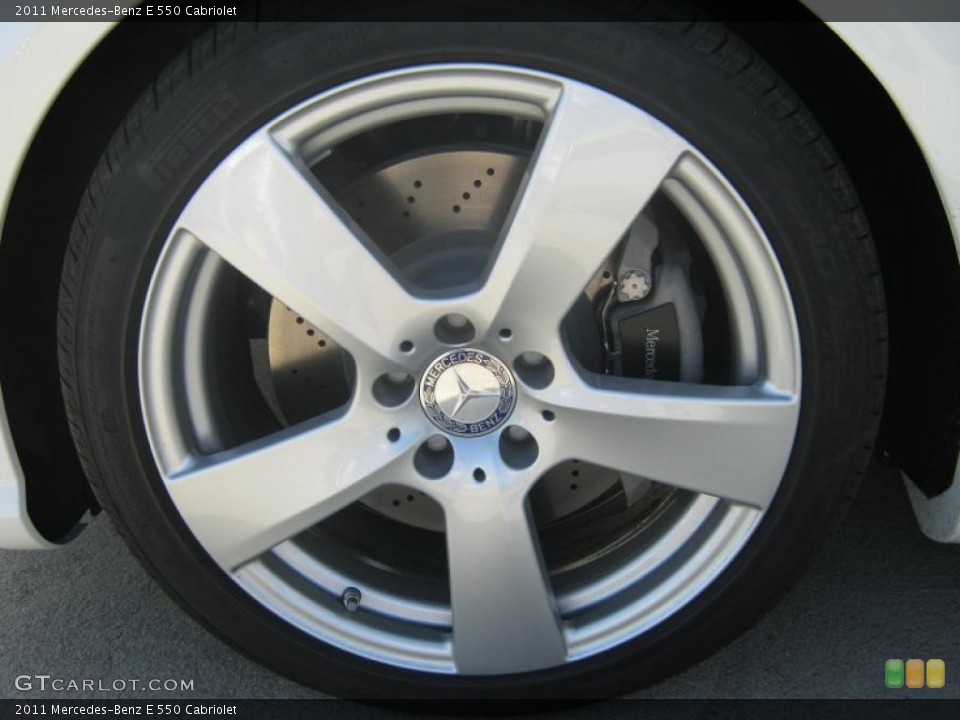 2011 Mercedes-Benz E 550 Cabriolet Wheel and Tire Photo #40080475