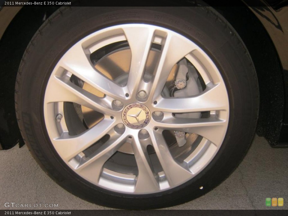 2011 Mercedes-Benz E 350 Cabriolet Wheel and Tire Photo #40080567