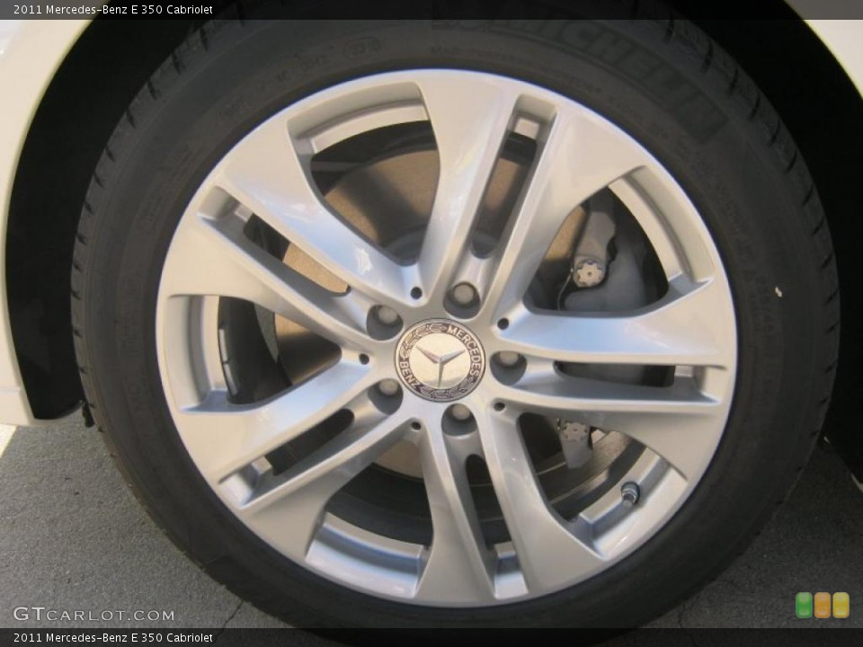 2011 Mercedes-Benz E 350 Cabriolet Wheel and Tire Photo #40080667