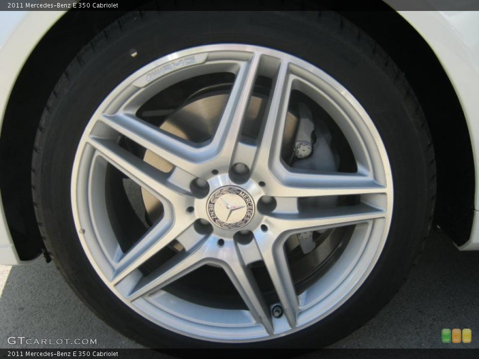2011 Mercedes-Benz E 350 Cabriolet Wheel and Tire Photo #40080751
