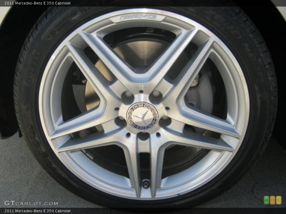 2011 Mercedes-Benz E 350 Cabriolet Wheel and Tire Photo #40080839