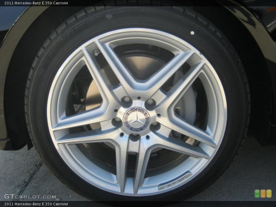 2011 Mercedes-Benz E 350 Cabriolet Wheel and Tire Photo #40080935