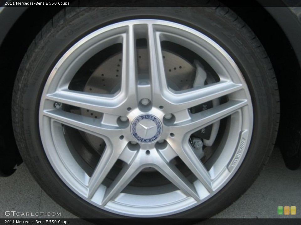 2011 Mercedes-Benz E 550 Coupe Wheel and Tire Photo #40081027