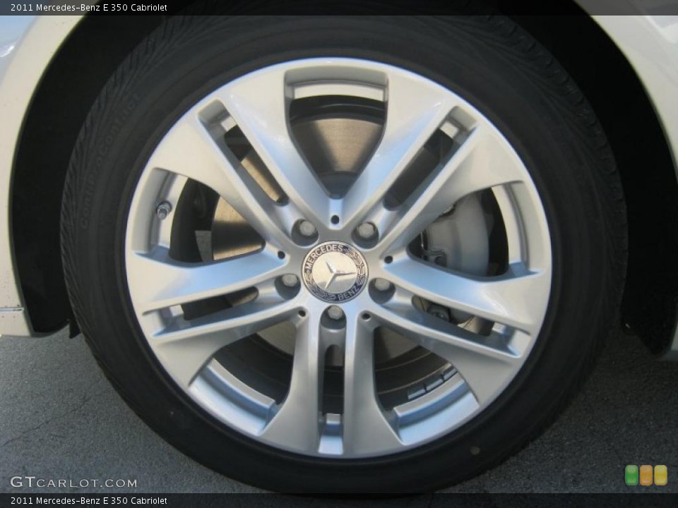 2011 Mercedes-Benz E 350 Cabriolet Wheel and Tire Photo #40081119