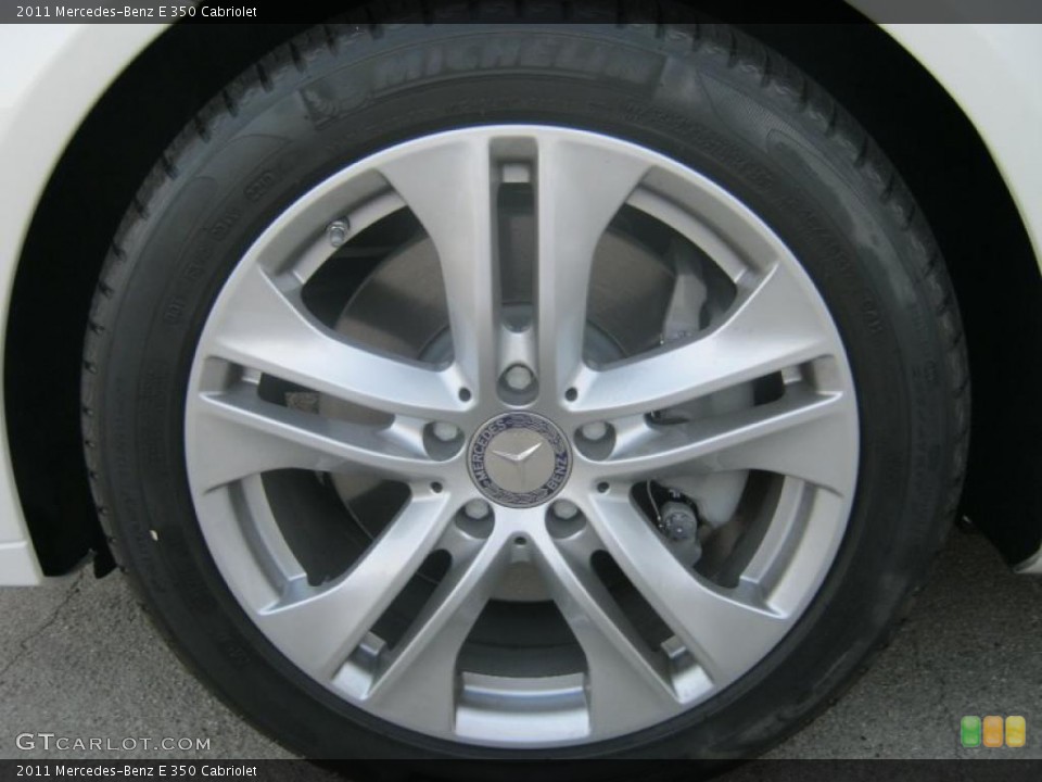 2011 Mercedes-Benz E 350 Cabriolet Wheel and Tire Photo #40081263