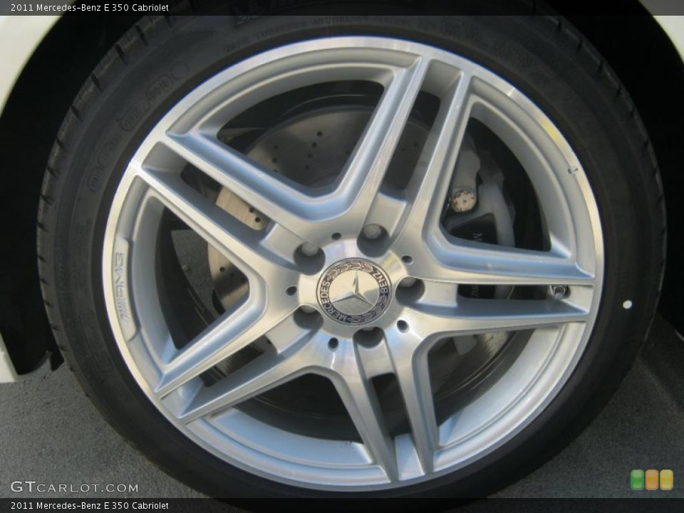 2011 Mercedes-Benz E 350 Cabriolet Wheel and Tire Photo #40081363
