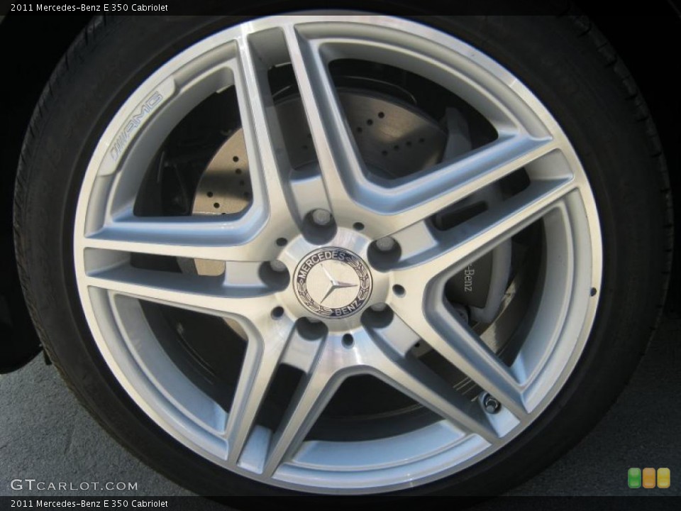 2011 Mercedes-Benz E 350 Cabriolet Wheel and Tire Photo #40081459