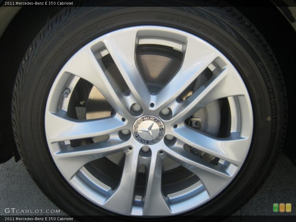 2011 Mercedes-Benz E 350 Cabriolet Wheel and Tire Photo #40081551