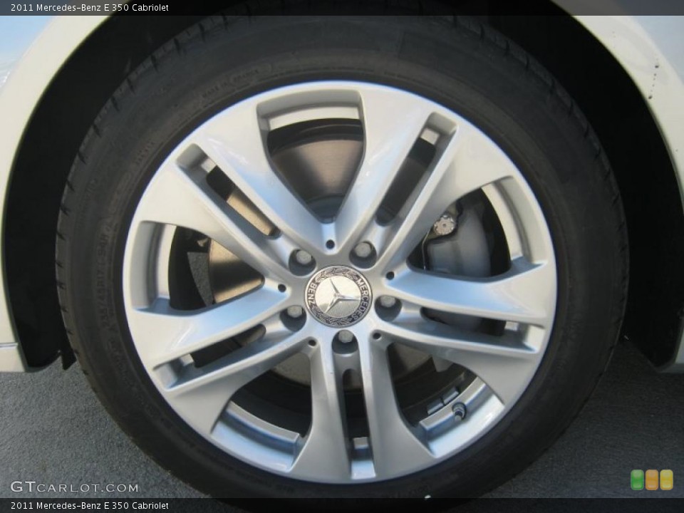 2011 Mercedes-Benz E 350 Cabriolet Wheel and Tire Photo #40081651