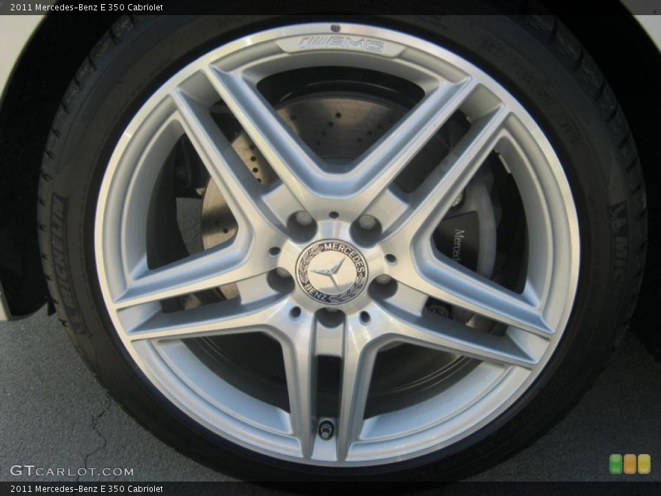 2011 Mercedes-Benz E 350 Cabriolet Wheel and Tire Photo #40081739