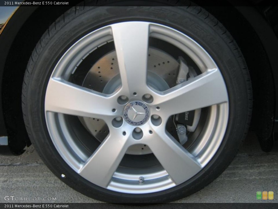 2011 Mercedes-Benz E 550 Cabriolet Wheel and Tire Photo #40082107