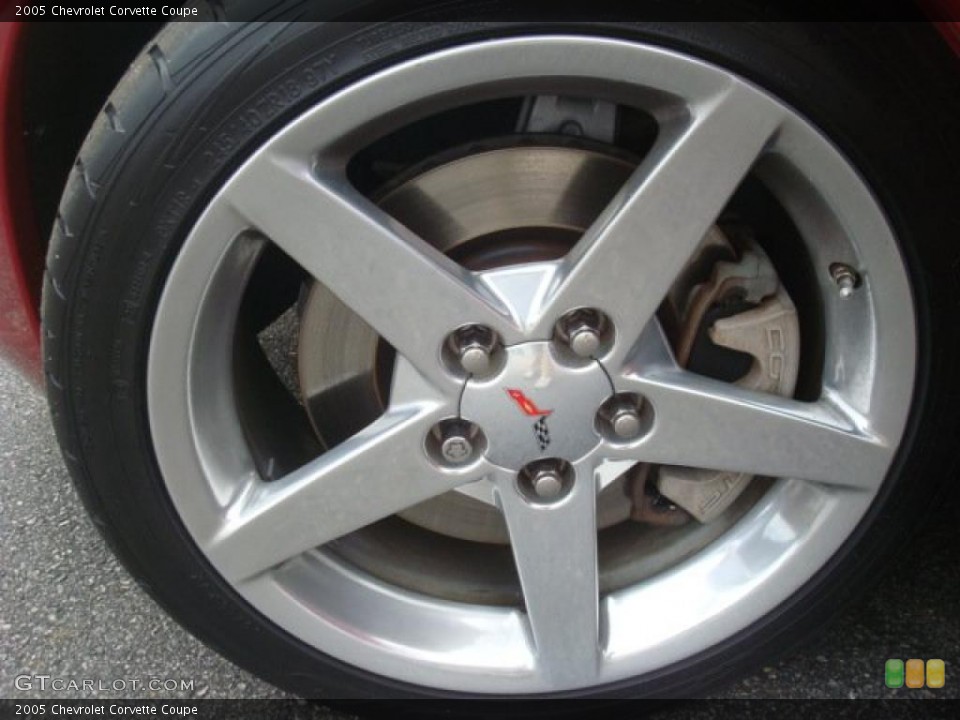 2005 Chevrolet Corvette Coupe Wheel and Tire Photo #40086743