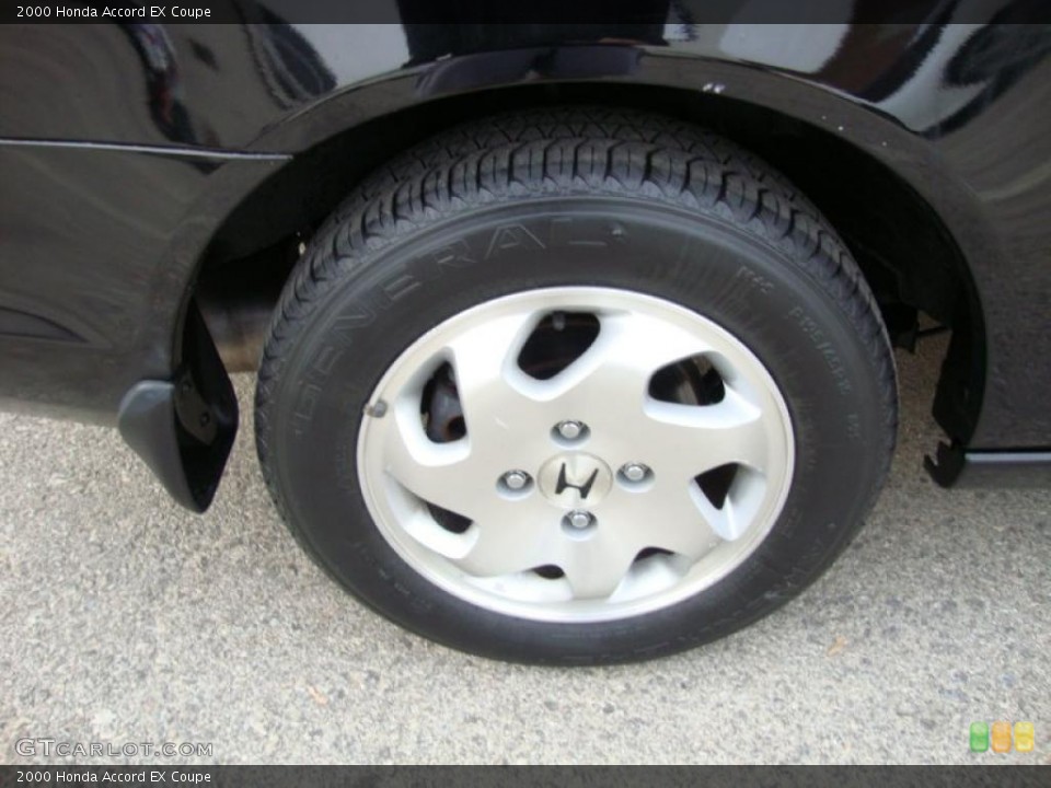 2000 Honda Accord EX Coupe Wheel and Tire Photo #40088111