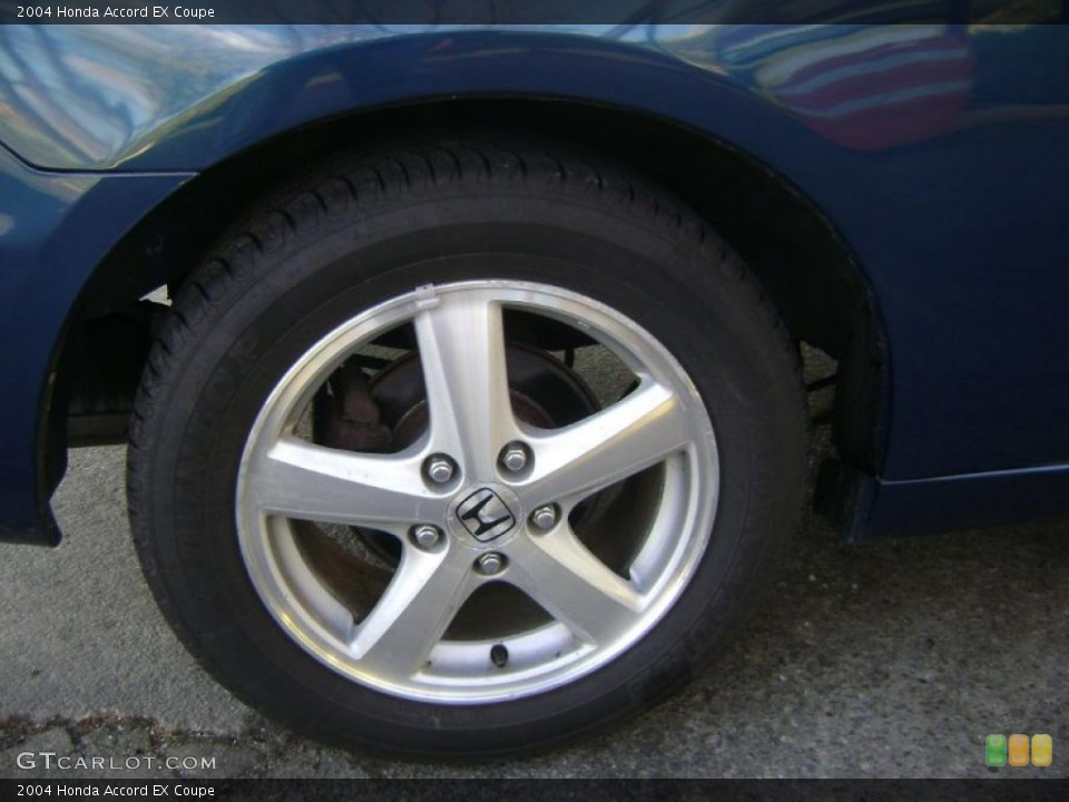 2004 Honda Accord EX Coupe Wheel and Tire Photo #40089527