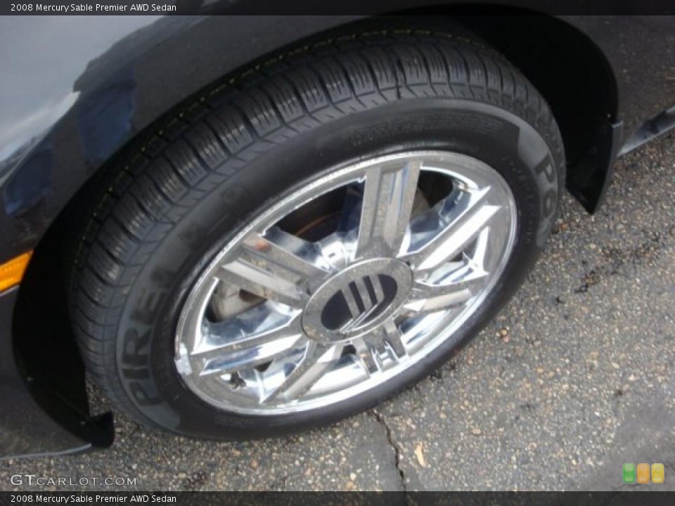 2008 Mercury Sable Premier AWD Sedan Wheel and Tire Photo #40093227