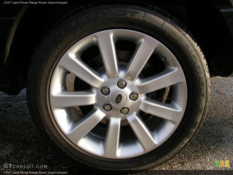 2007 Land Rover Range Rover Supercharged Wheel and Tire Photo #40094019