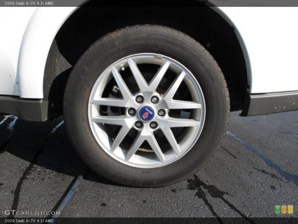 2009 Saab 9-7X 4.2i AWD Wheel and Tire Photo #40096399