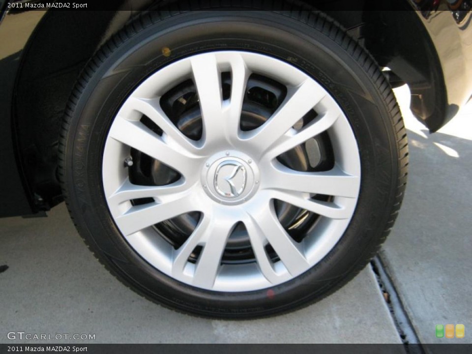 2011 Mazda MAZDA2 Sport Wheel and Tire Photo #40100291