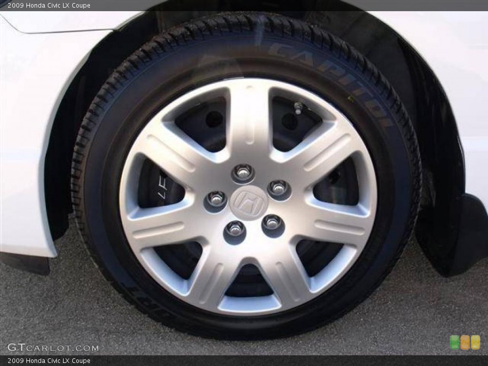 2009 Honda Civic LX Coupe Wheel and Tire Photo #40103959