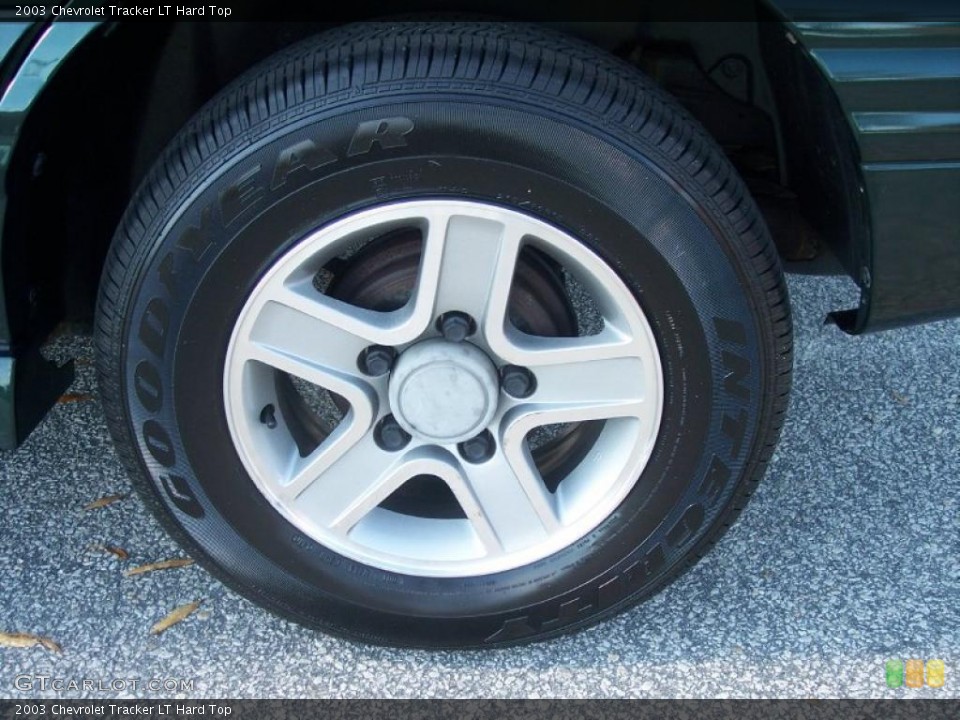 2003 Chevrolet Tracker LT Hard Top Wheel and Tire Photo #40105635