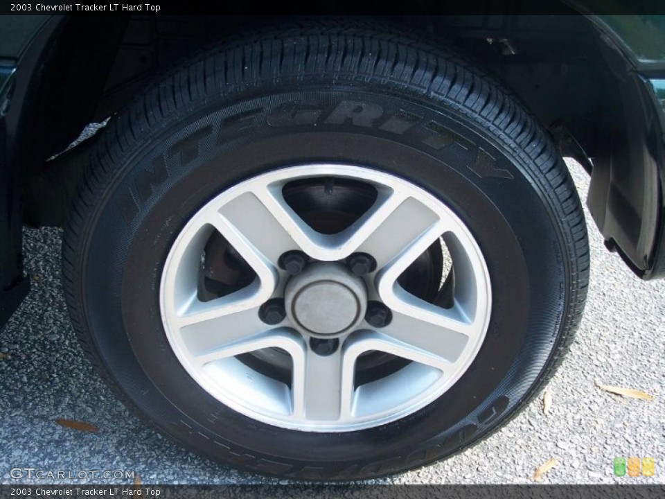 2003 Chevrolet Tracker LT Hard Top Wheel and Tire Photo #40105695