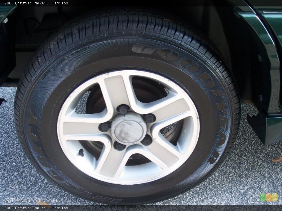 2003 Chevrolet Tracker LT Hard Top Wheel and Tire Photo #40105727