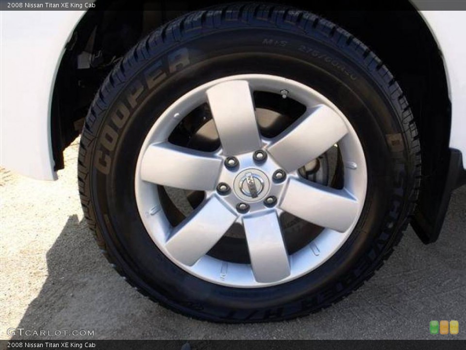 2008 Nissan Titan XE King Cab Wheel and Tire Photo #40105987