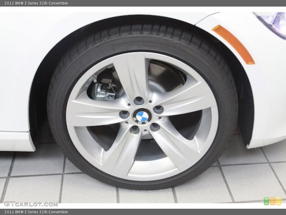 2011 BMW 3 Series 328i Convertible Wheel and Tire Photo #40108067