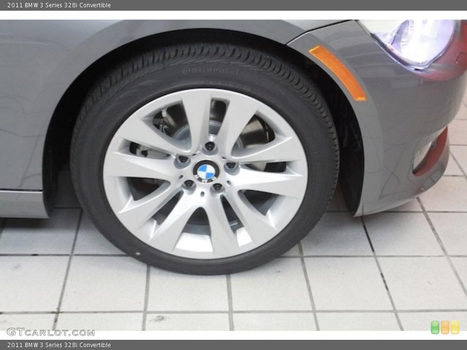 2011 BMW 3 Series 328i Convertible Wheel and Tire Photo #40108375
