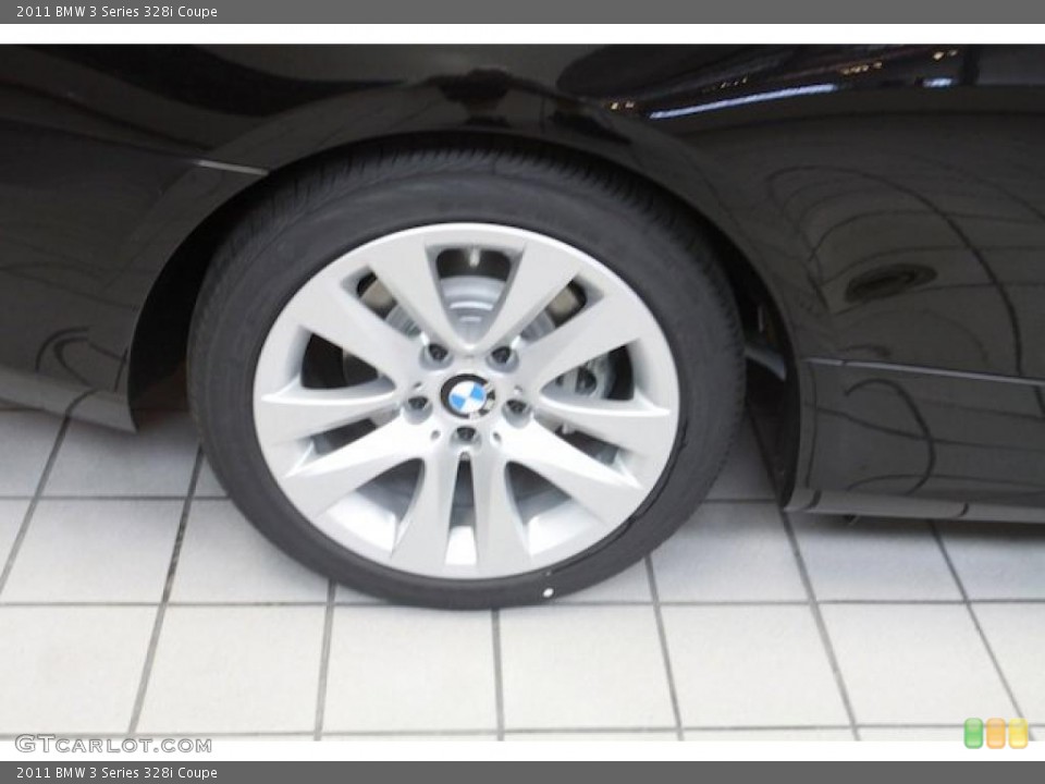 2011 BMW 3 Series 328i Coupe Wheel and Tire Photo #40108747