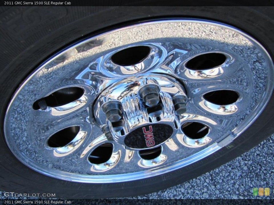 2011 GMC Sierra 1500 SLE Regular Cab Wheel and Tire Photo #40114251
