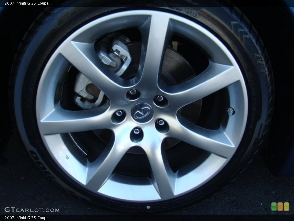 2007 Infiniti G 35 Coupe Wheel and Tire Photo #40115067