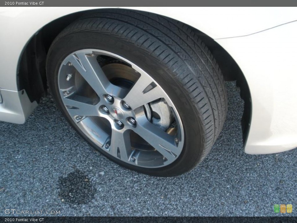 2010 Pontiac Vibe GT Wheel and Tire Photo #40121255