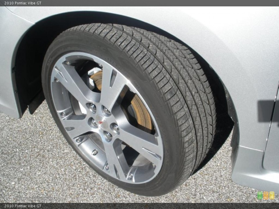 2010 Pontiac Vibe GT Wheel and Tire Photo #40121303
