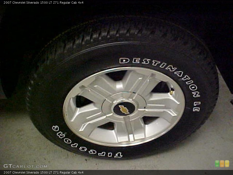 2007 Chevrolet Silverado 1500 LT Z71 Regular Cab 4x4 Wheel and Tire Photo #40124120