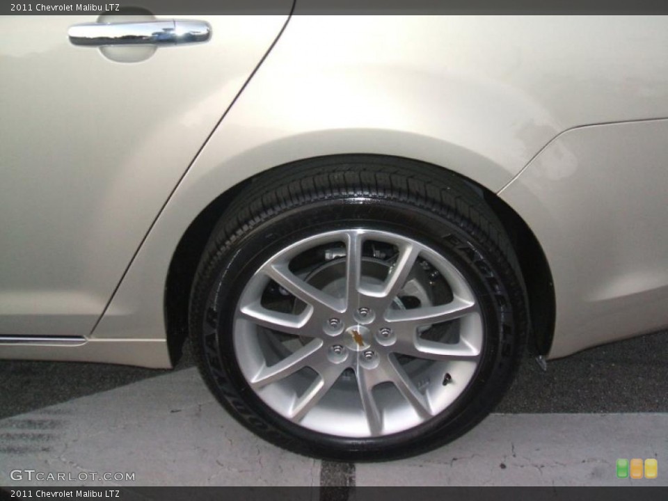 2011 Chevrolet Malibu LTZ Wheel and Tire Photo #40124404