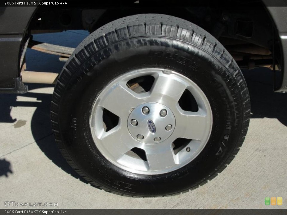2006 Ford F150 STX SuperCab 4x4 Wheel and Tire Photo #40129688
