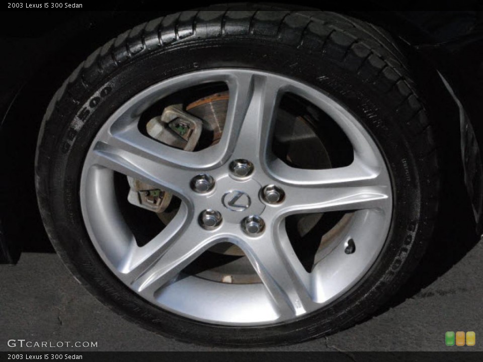 2003 Lexus IS 300 Sedan Wheel and Tire Photo #40131452