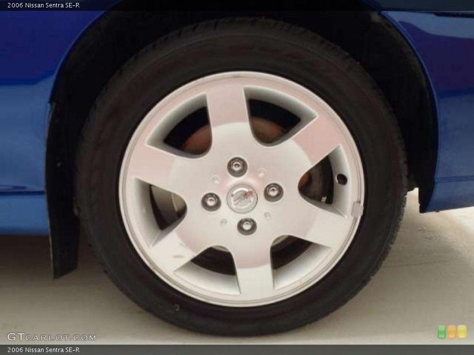 2006 Nissan Sentra SE-R Wheel and Tire Photo #40134877
