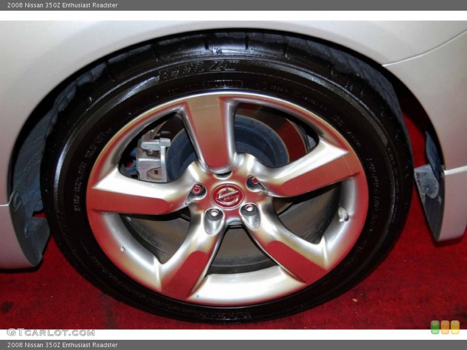 2008 Nissan 350Z Enthusiast Roadster Wheel and Tire Photo #40139393