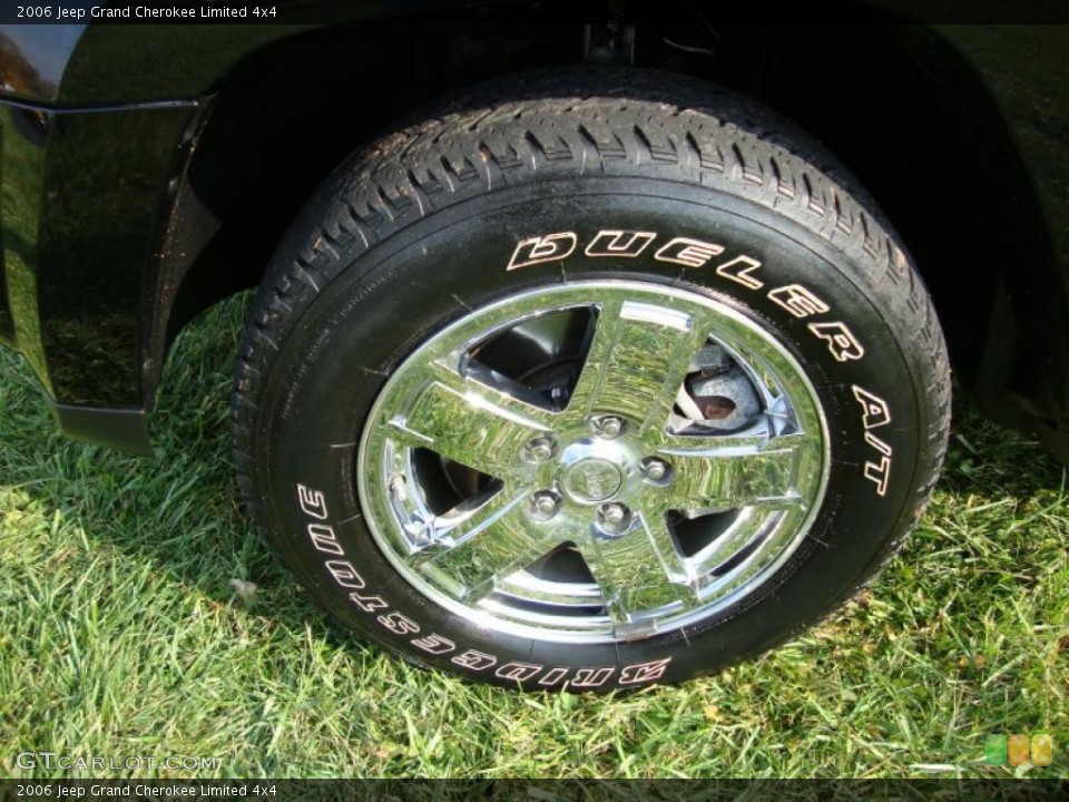 2006 Jeep Grand Cherokee Limited 4x4 Wheel and Tire Photo #40148601