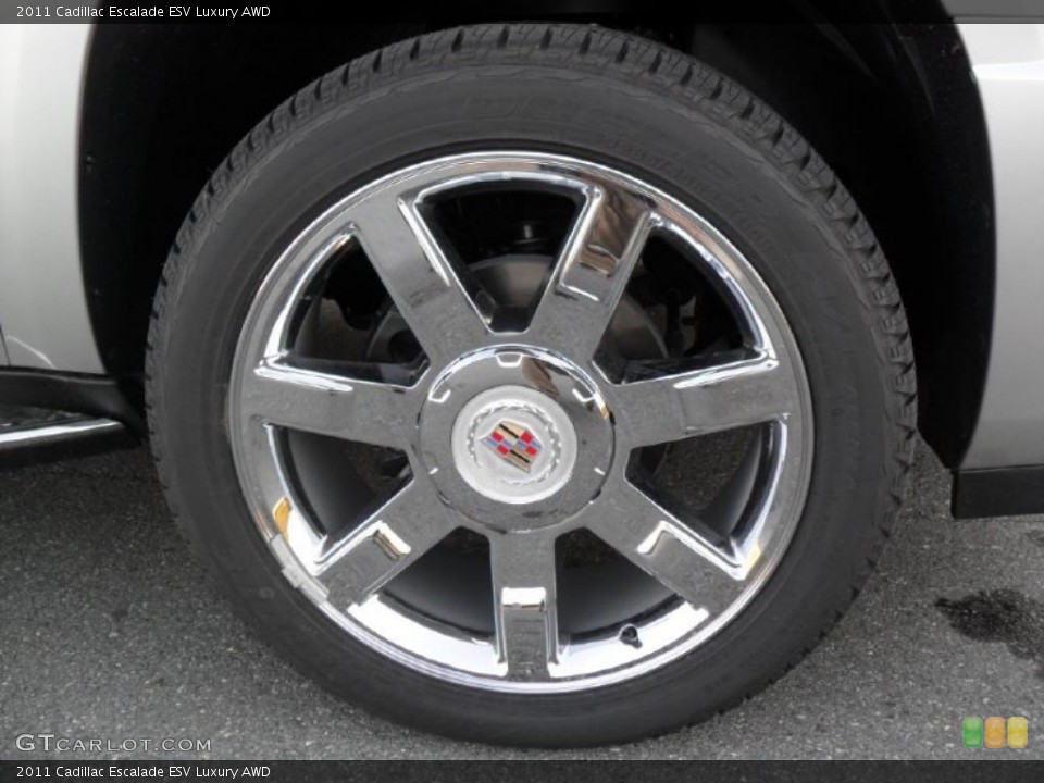 2011 Cadillac Escalade ESV Luxury AWD Wheel and Tire Photo #40149049