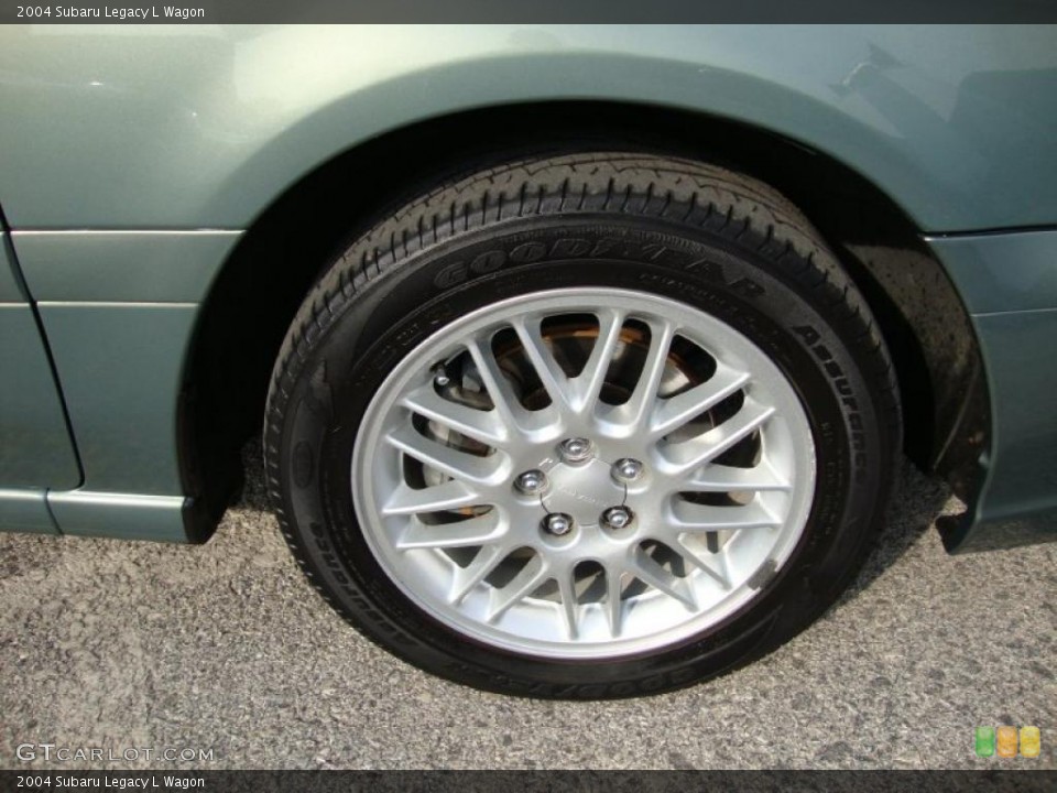 2004 Subaru Legacy L Wagon Wheel and Tire Photo #40153693