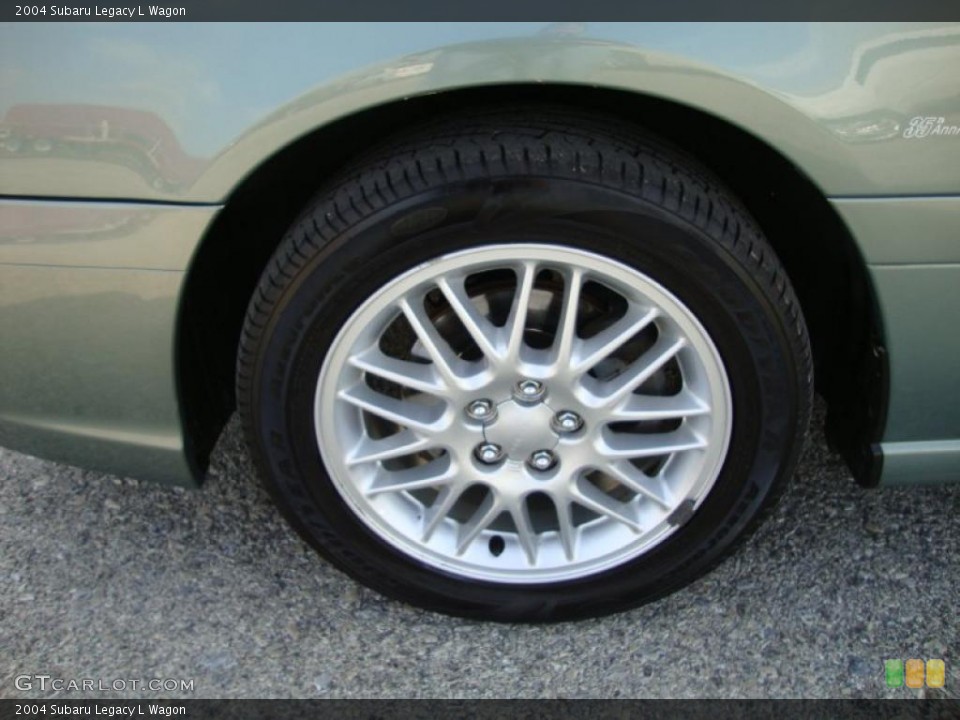 2004 Subaru Legacy L Wagon Wheel and Tire Photo #40153793