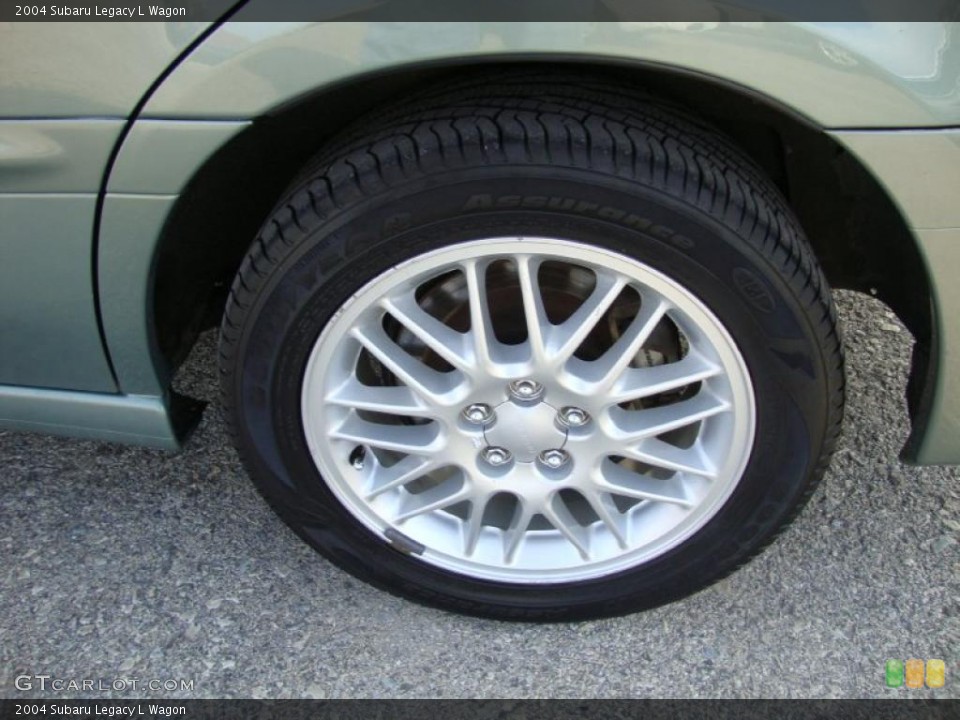 2004 Subaru Legacy L Wagon Wheel and Tire Photo #40153805
